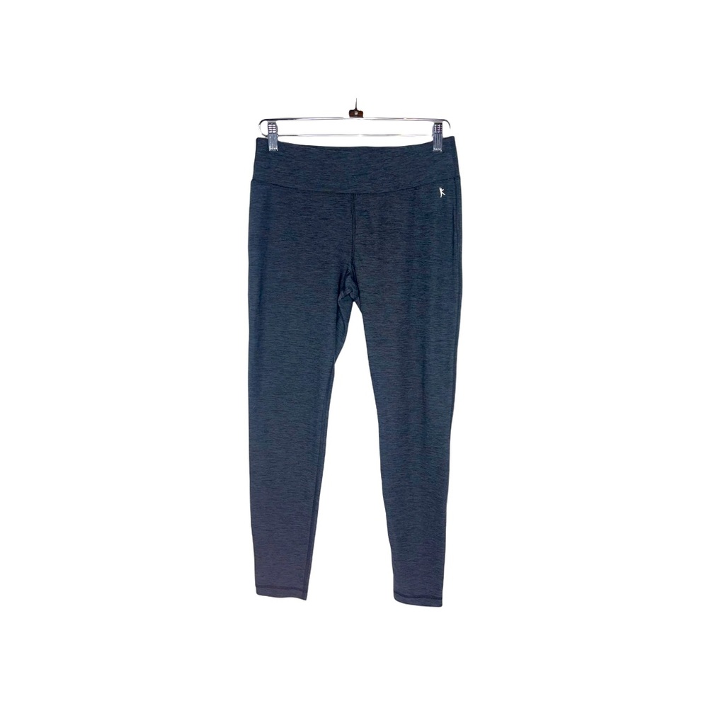 DANSKIN NOW Gray Fitted Performance Leggings with Key Pocket M